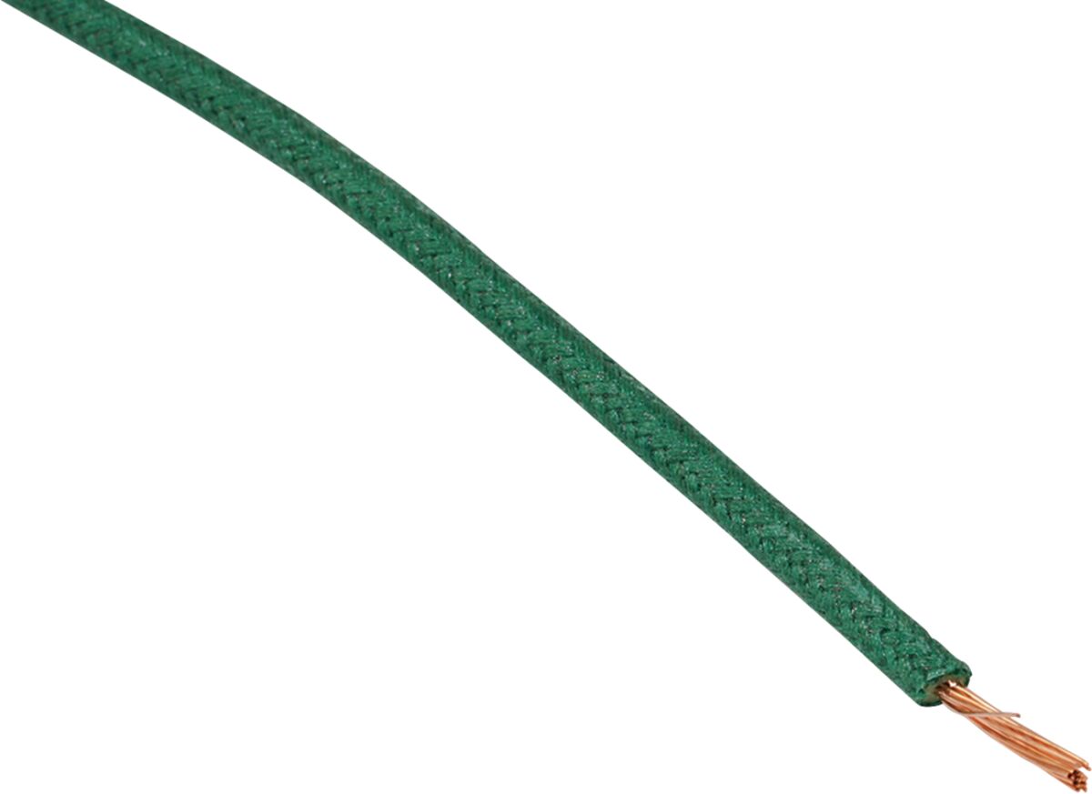 Juhe 16-gauge, riidega punutud, 25', roheline