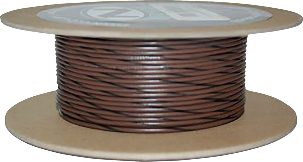 Juhe 20-gauge, primaarne, 100', pruun/must triip