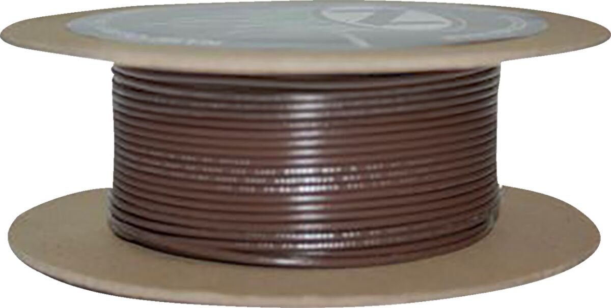 Juhe 20-gauge, primaarne, 100', pruun/must triip