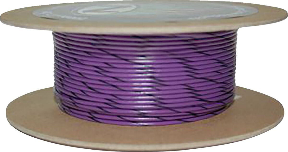Juhe 20-gauge, primaarne, 100', violetne/must triip