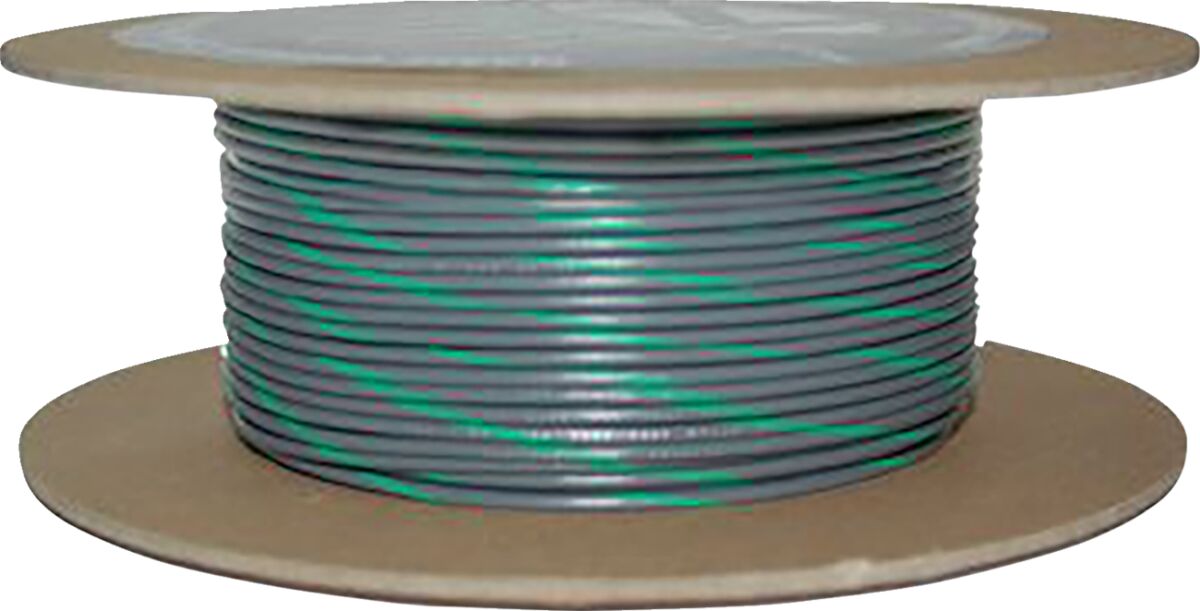 Juhe 20-gauge, primaarne, 100', hall/roheline triip