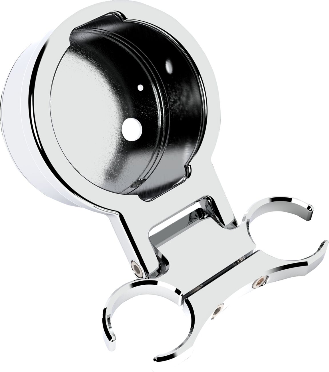 Näidiku kinnitus T-juhtrauale, üksik, 1.5", kroom
