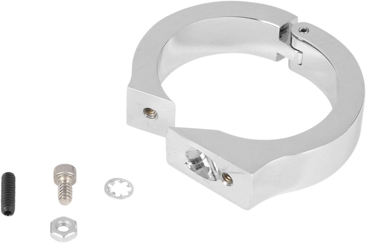 HANDLEBAR CLAMP 3015 ALUMINUM 1 1/2" CHROME