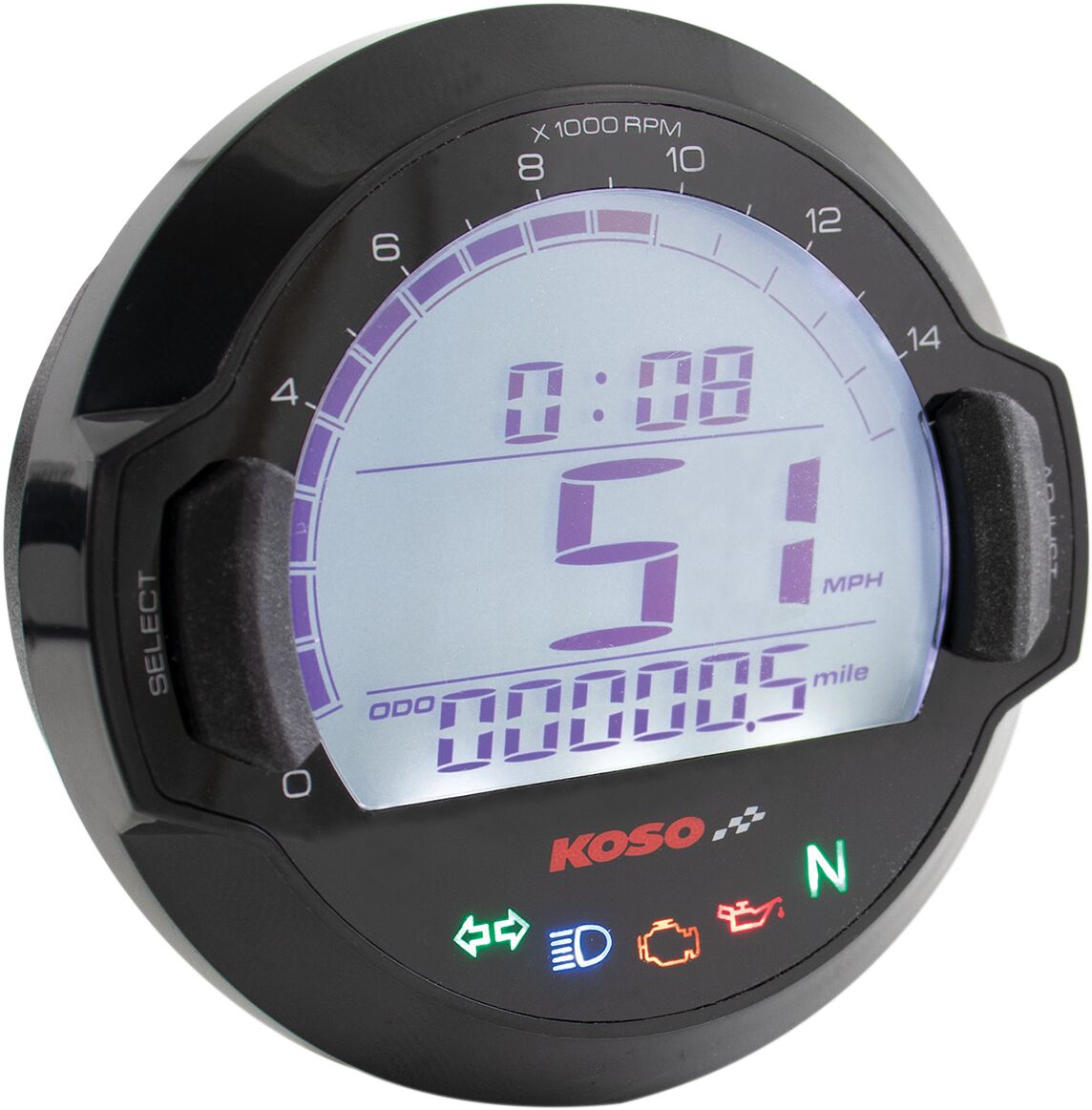 SPEEDOMETER TACHOMETER MULTIFUNCTION D64 DL-02S ABE BLACK