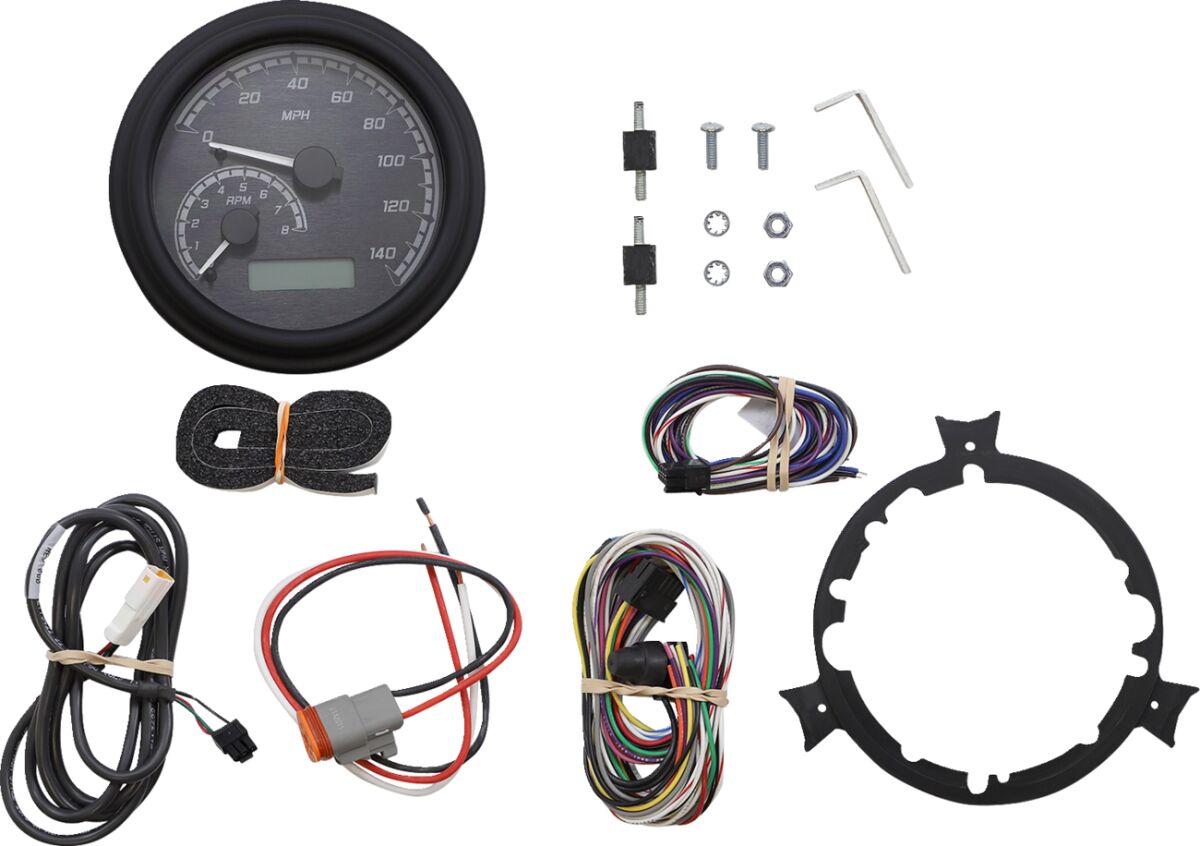 GAUGE SYSTEM MVX SERIES  4 5/8" BLACK GRAY