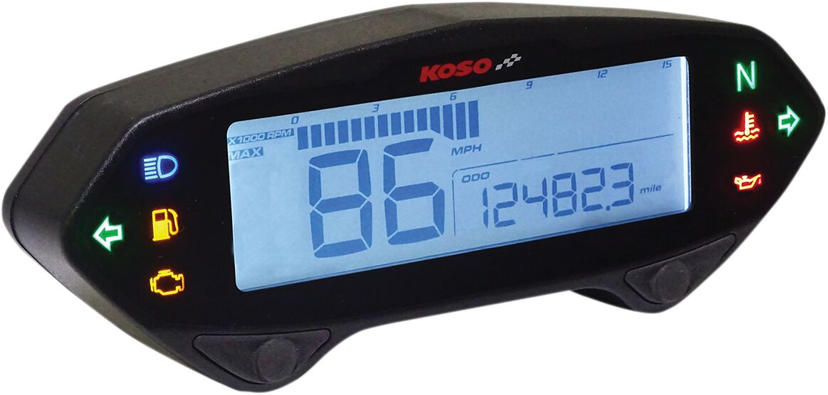 SPEEDOMETER DB-01RN MULTIFUNCTION ABE BLACK CASING