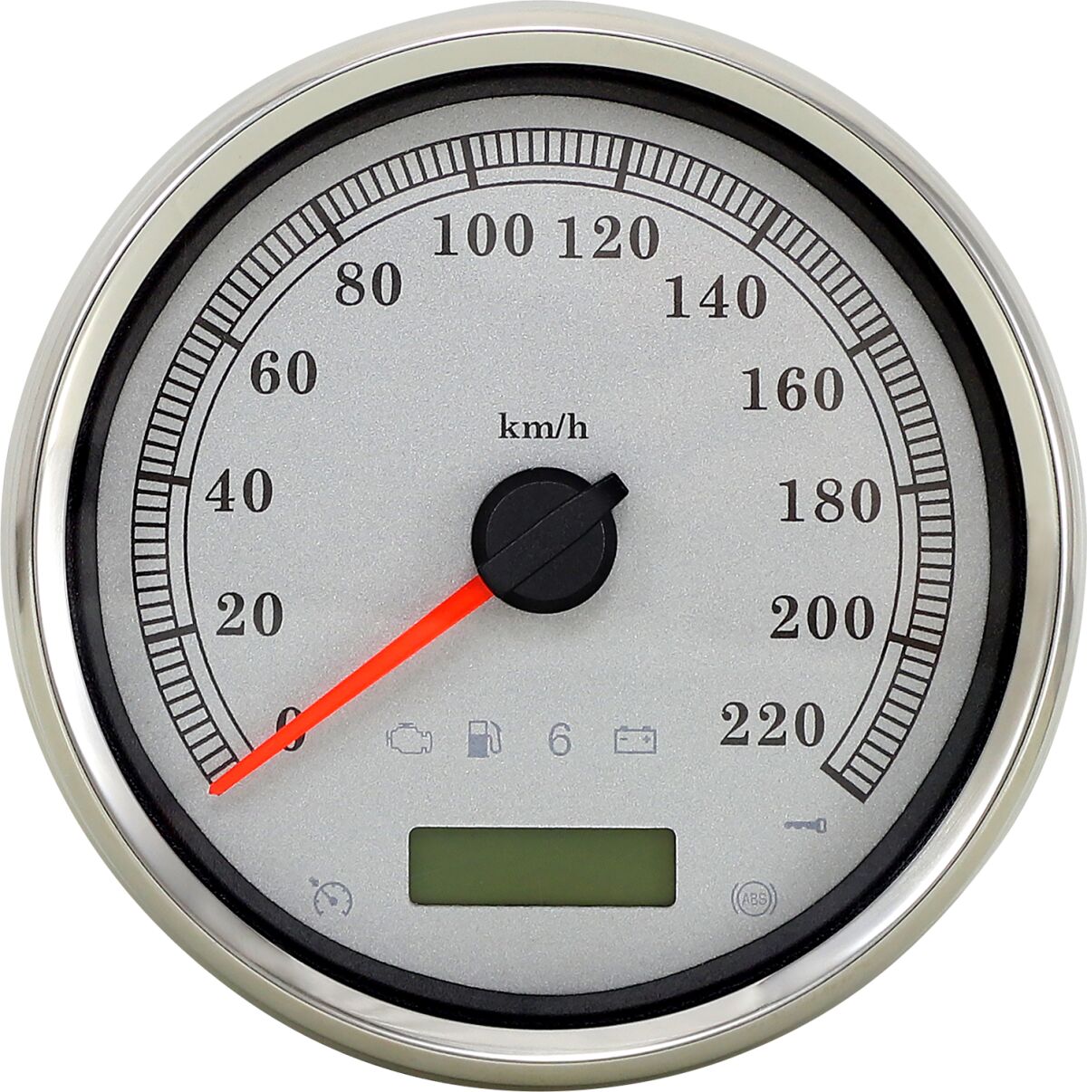 SPEEDOMETER SLVR KPH RK