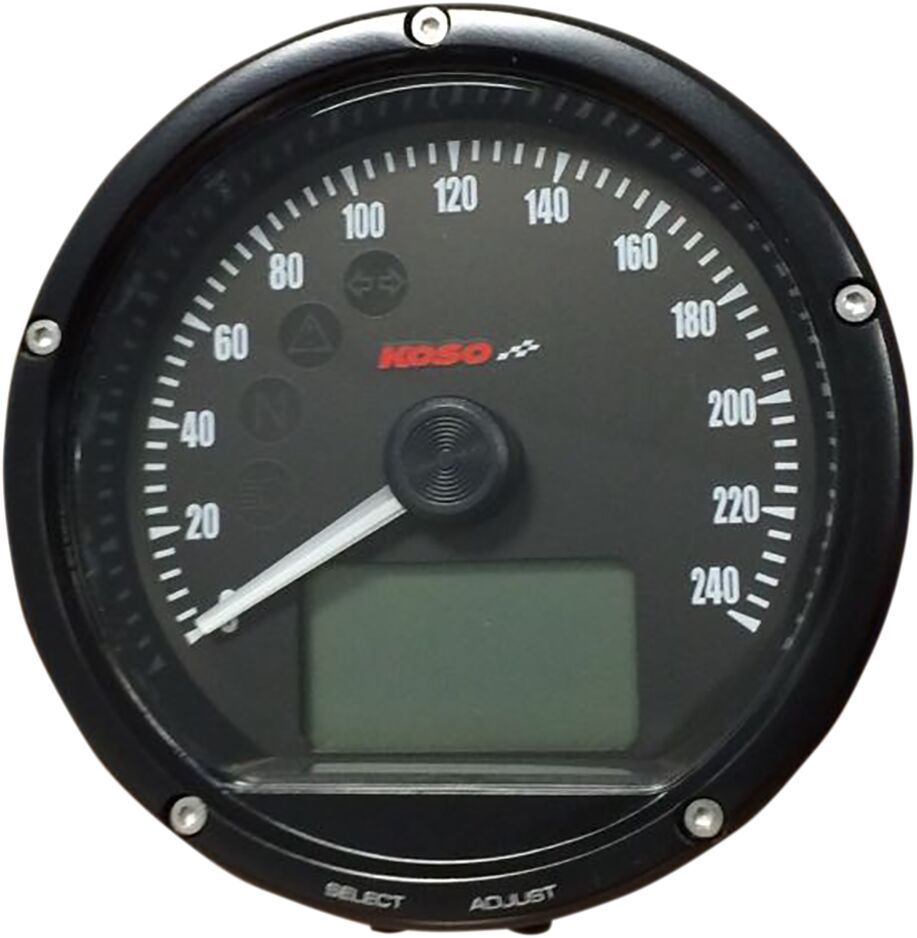 D75 SPEEDOMETER BK 0-240