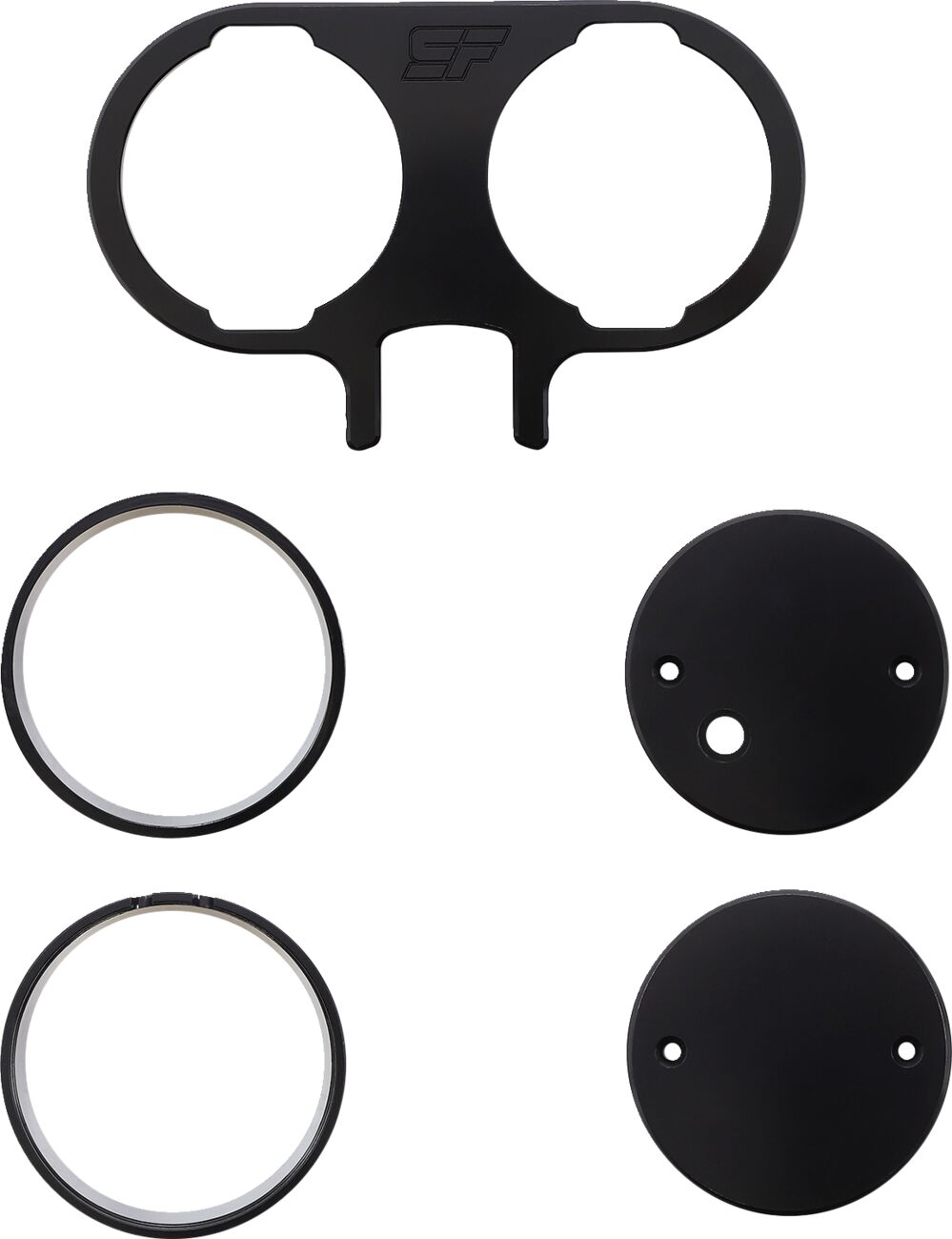 GAUGE DYNA DUAL BLK