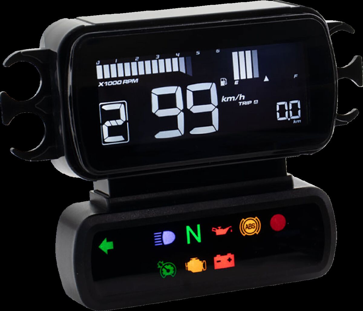 GAUGE D2 LCD 2004-2013 FXD-XL-FLST