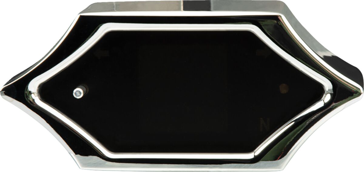 GUAGE MLX BAR MNT SPEEDO W/SIGNALS SPIKED CHROME
