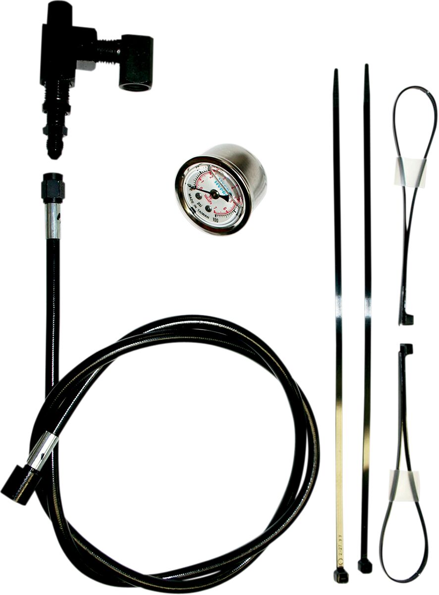 REMOTE OIL PSI GAUGE KIT BLACK