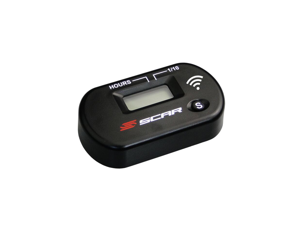 HOUR METER WIRELESS BLACK