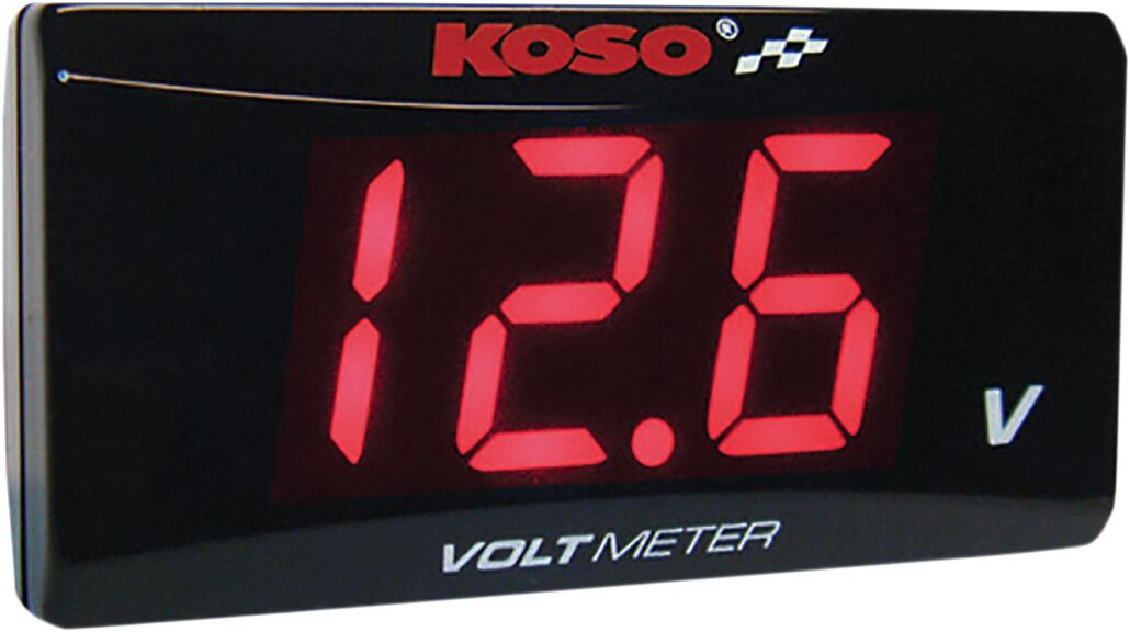 Voltmeeter Super Slim, punane valgus