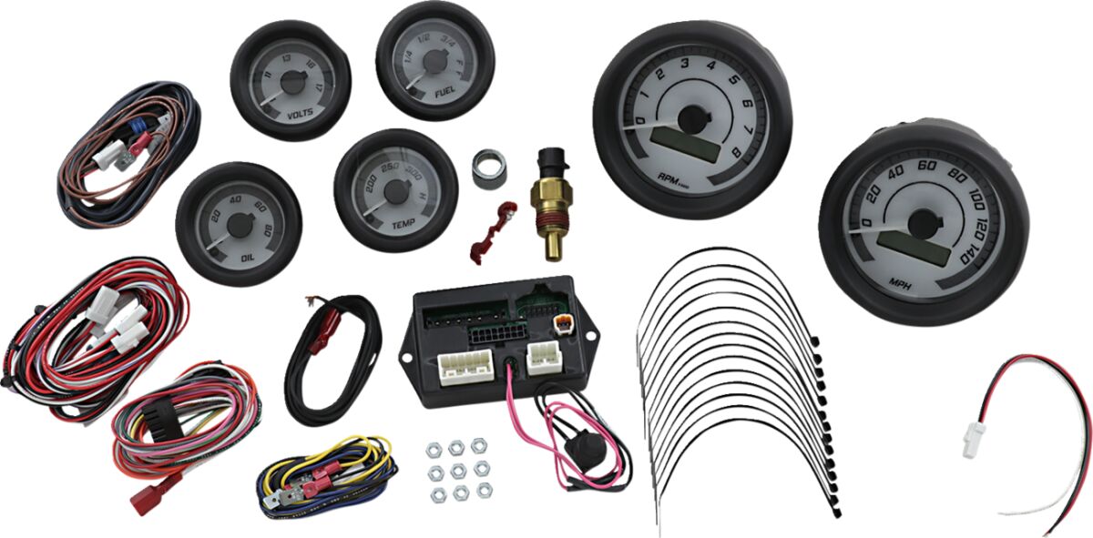 Näidikute komplekt MVX-8K seeria, valge/hall