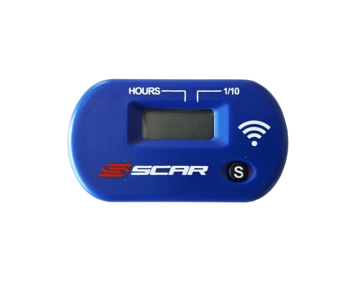 HOUR METER WIRELESS BLUE