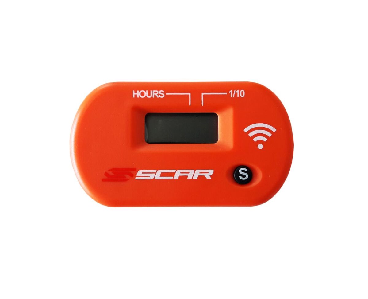 HOUR METER WIRELESS ORANGE