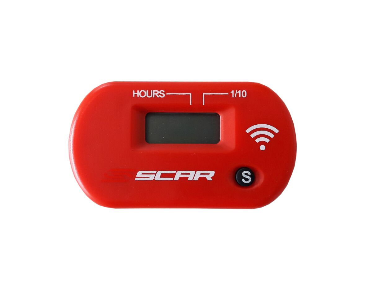 HOUR METER WIRELESS RED