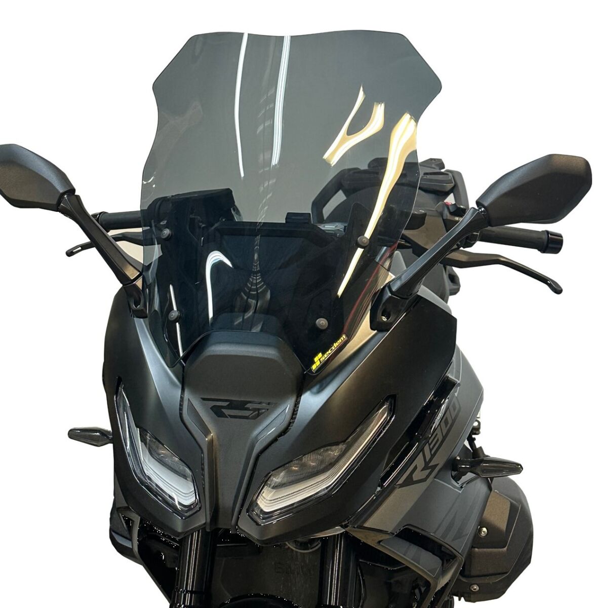 Tuuleklaas HP, BMW R1300GS, tumendatud