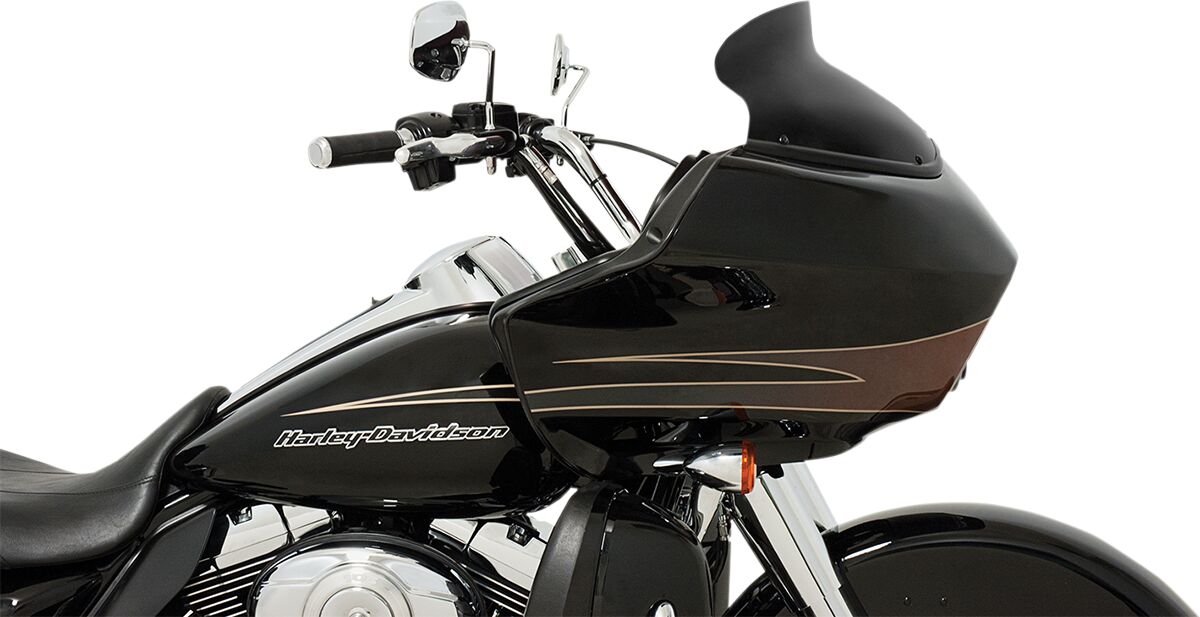 Tuuleklaasi spoiler, OEM-voolund, Harley Davidson® 6.5", üleminekuga must