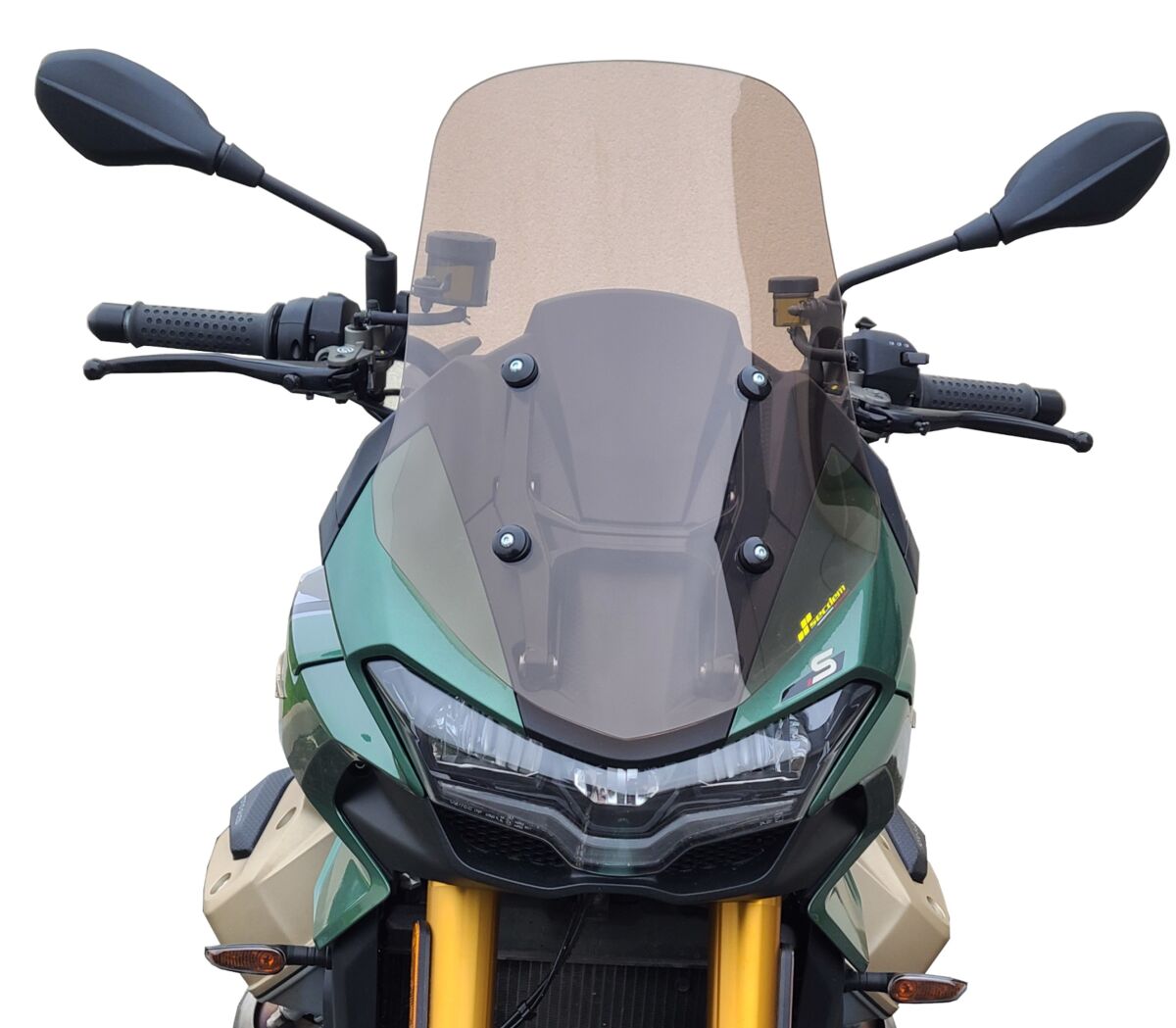 Tuuleklaas HP, Moto Guzzi V100/S, läbipaistev