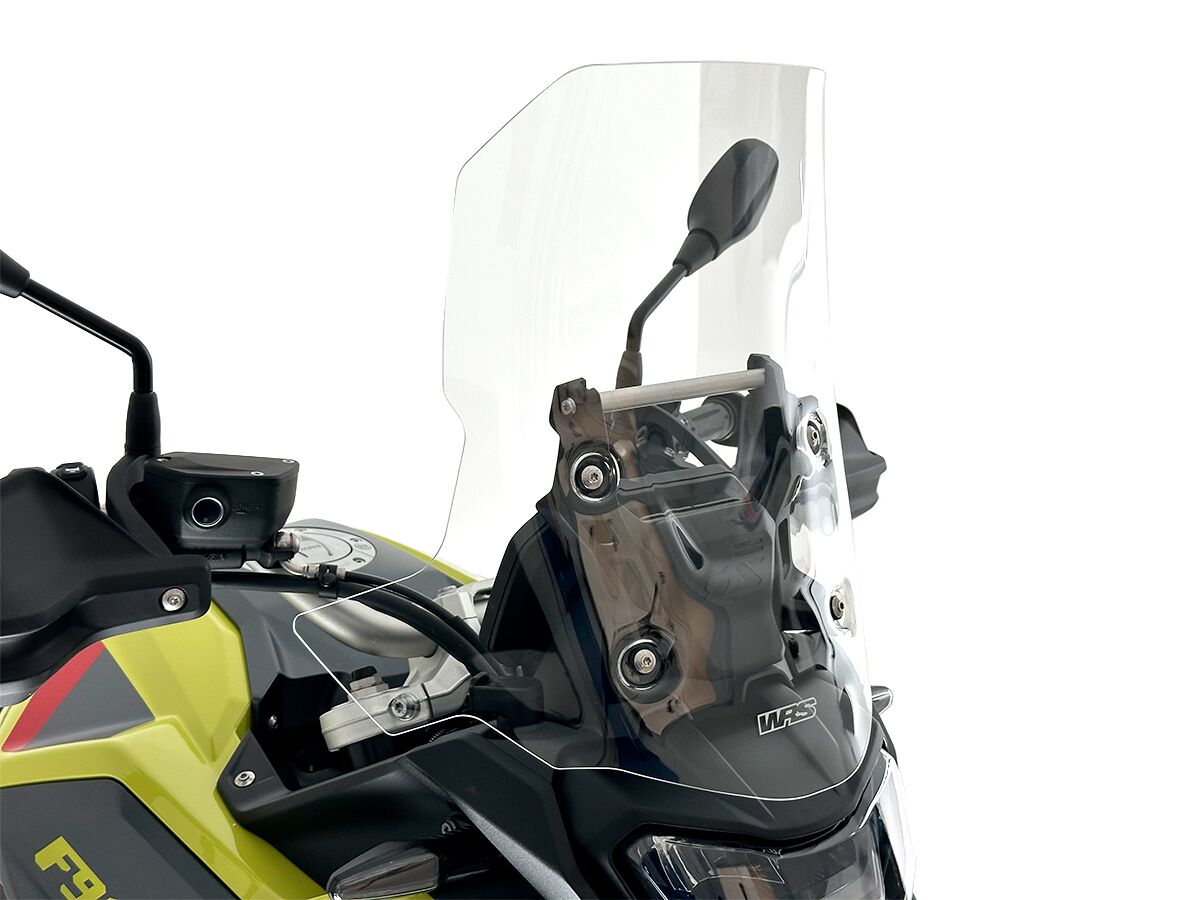 WRS tuuleklaas Caponord, BMW F900GS, läbipaistev