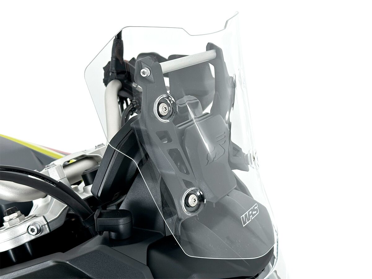 WRS tuuleklaas, enduuro, BMW F900GS, läbipaistev