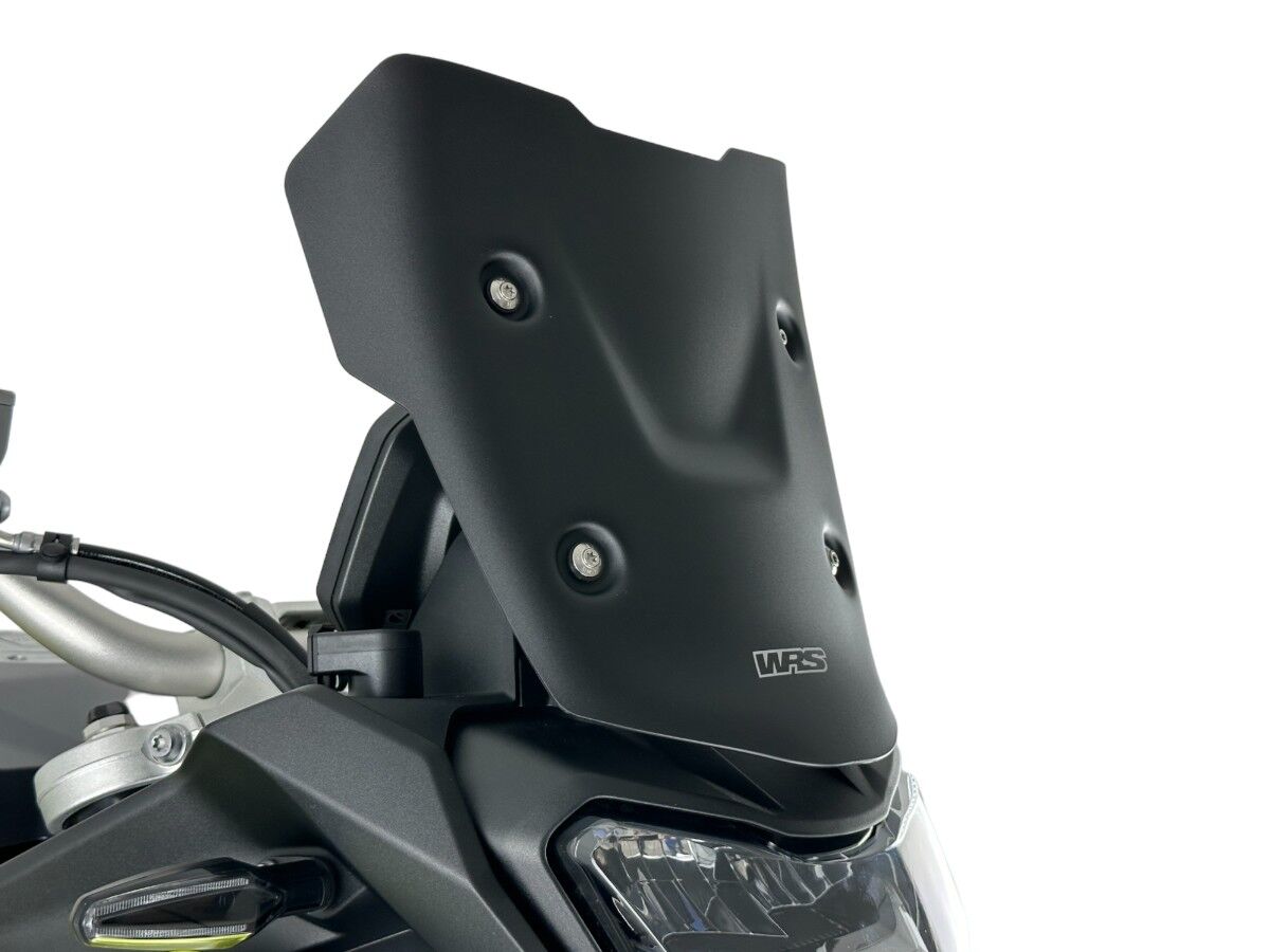 WRS tuuleklaas, enduuro, BMW F900GS, matt must