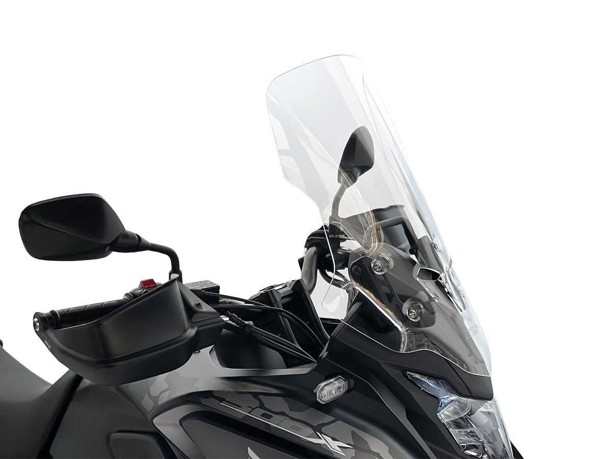 Tuuleklaas Caponord CB500X, läbipaistev