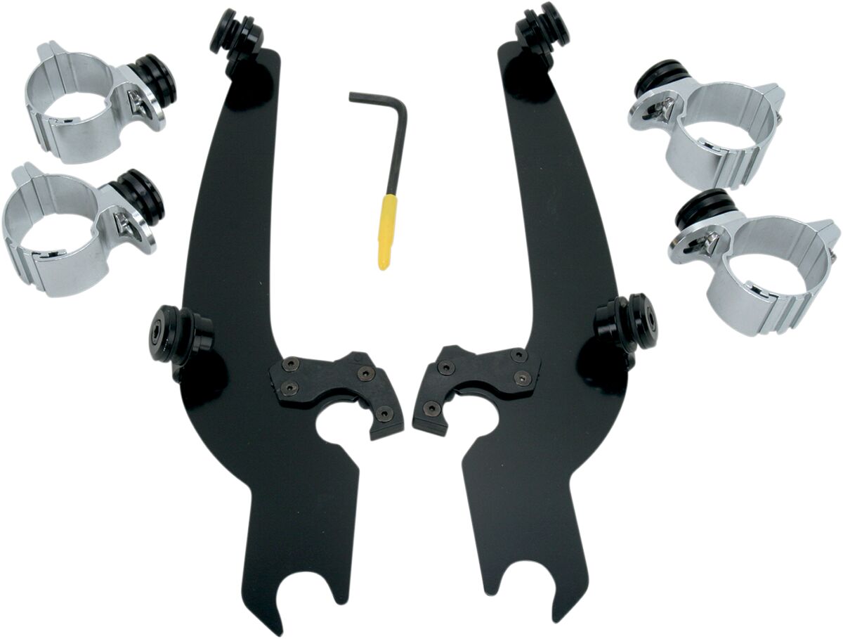 MOUNTING KIT TRIGGER-LOCK SPORTSHIELD-WINDSHIELD BLACK