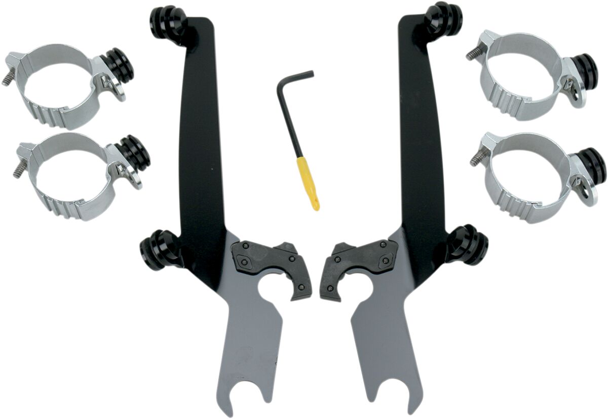 MOUNTING KIT TRIGGER-LOCK SPORTSHIELD-WINDSHIELD BLACK