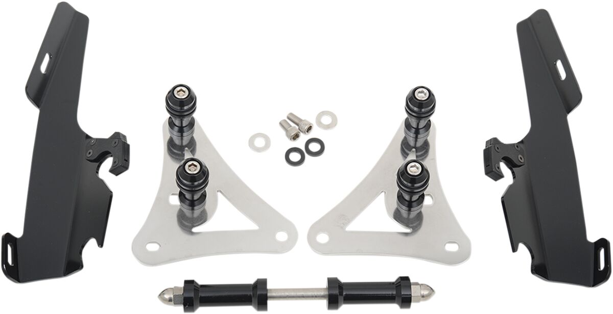 MOUNTING KIT TRIGGER-LOCK MEMPHIS FATS/SLIM-WINDSHIELD BLACK