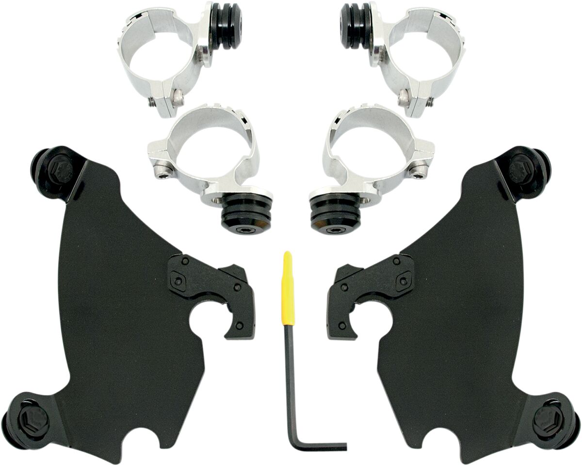MOUNTING KIT TRIGGER-LOCK GAUNTLET-FAIRING BLACK