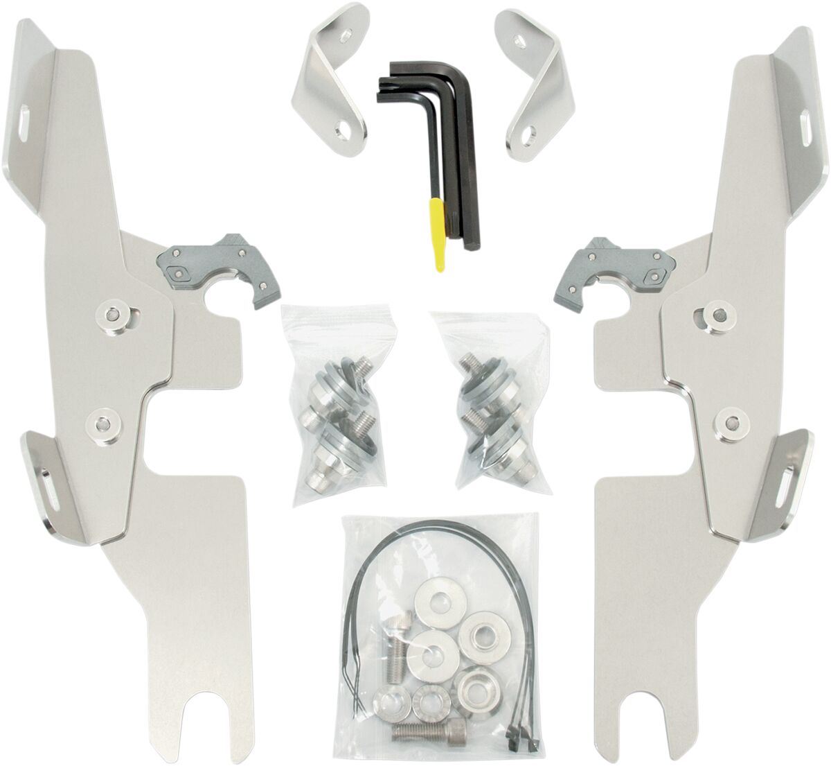 MOUNTING KIT TRIGGER-LOCK BATWING-FAIRING POLISHED