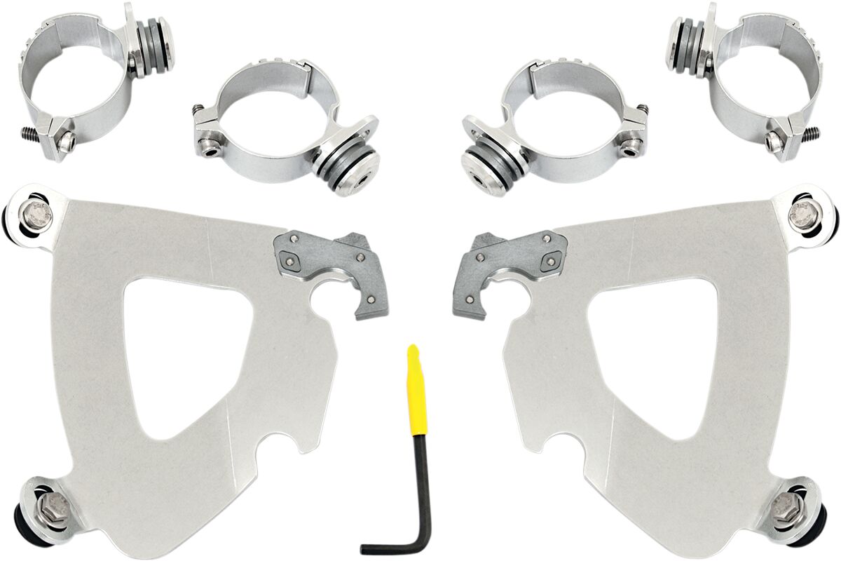 MOUNTING KIT TRIGGER-LOCK GAUNTLET FAIRING POLISHED