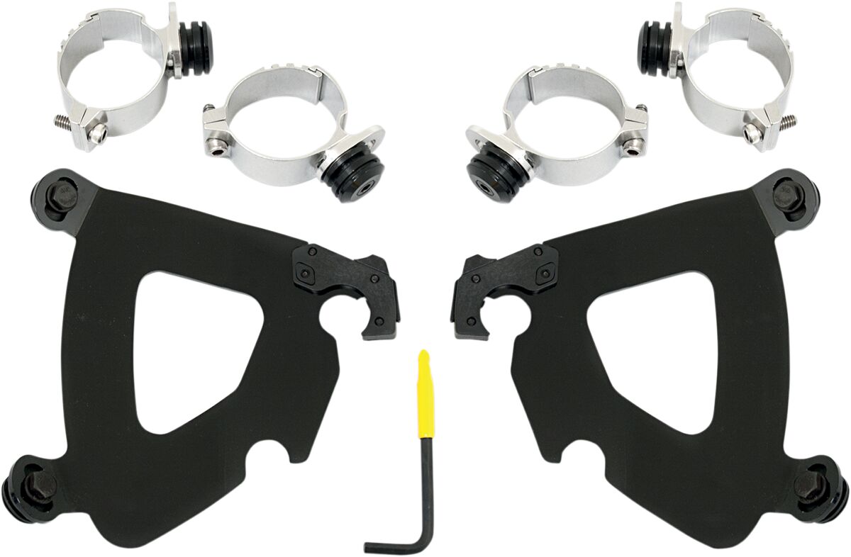 MOUNTING KIT TRIGGER-LOCK GAUNTLET-FAIRING BLACK