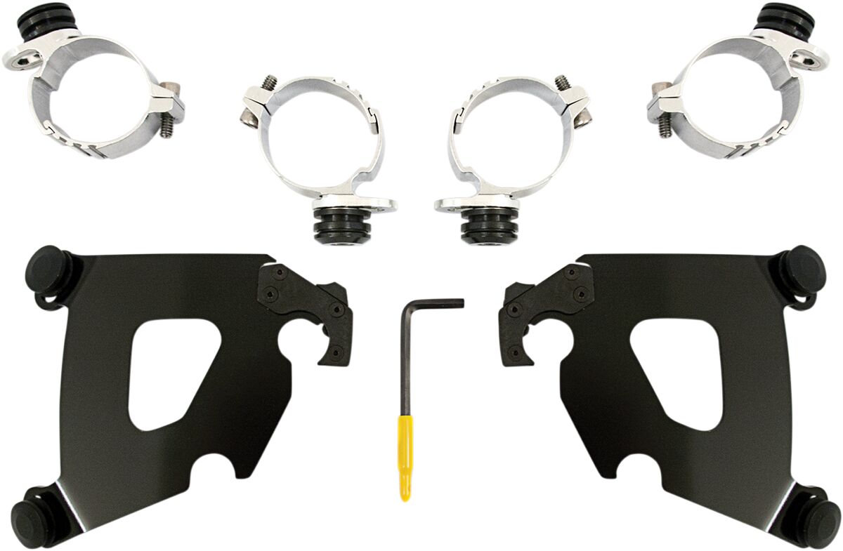 MOUNTING KIT TRIGGER-LOCK CAFE-FAIRING BLACK