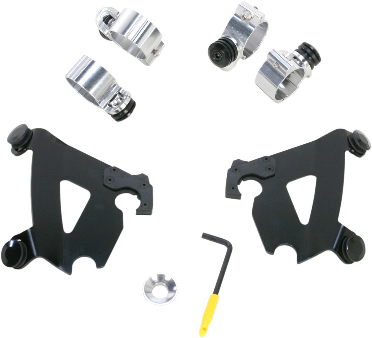 MOUNTING KIT TRIGGER-LOCK CAFE-FAIRING BLACK