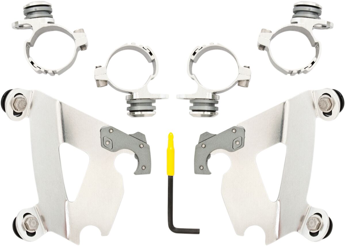 MOUNTING KIT TRIGGER-LOCK BULLET-FAIRING POLISHED
