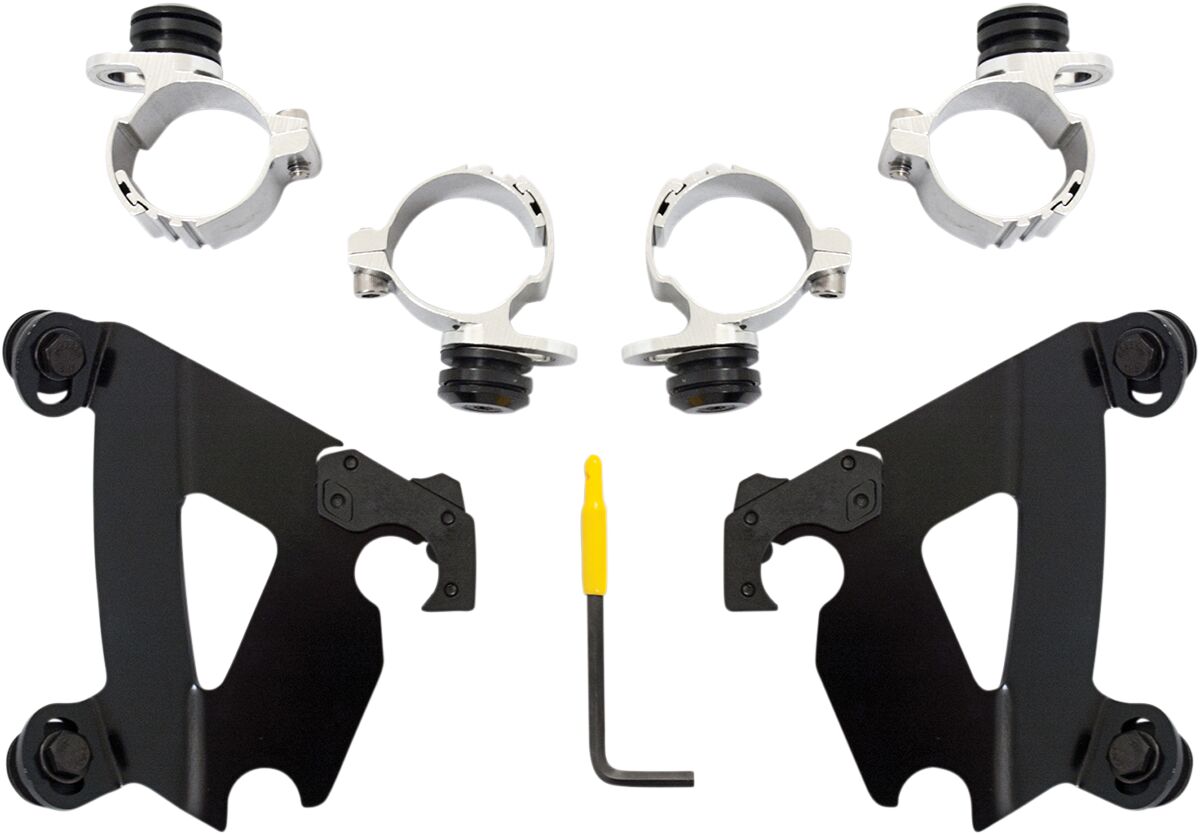 MOUNTING KIT TRIGGER-LOCK CAFE-FAIRING BLACK