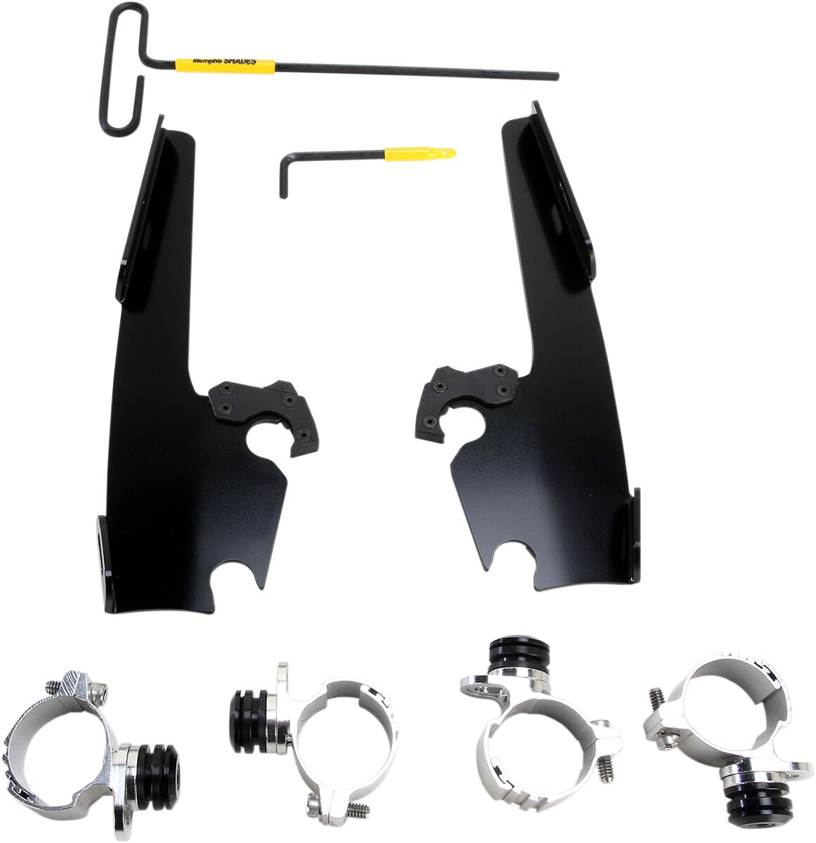 MOUNTING KIT TRIGGER-LOCK MEMPHIS FATS/SLIM-WINDSHIELD BLACK