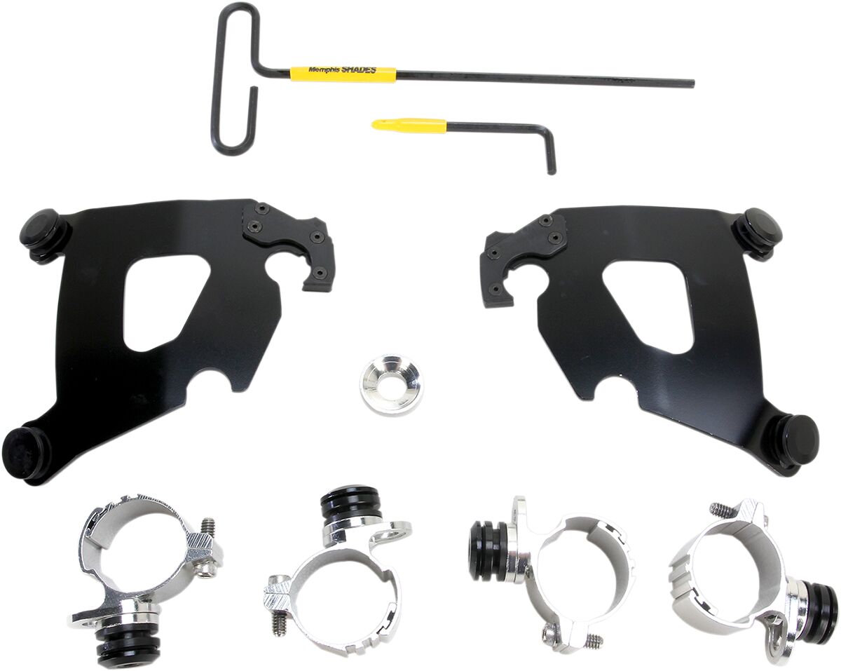 MOUNTING KIT TRIGGER-LOCK CAFE-FAIRING BLACK