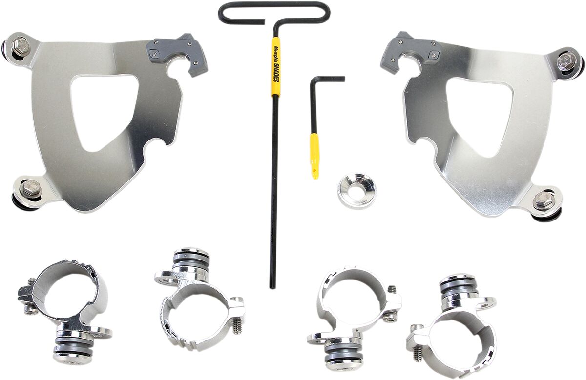 MOUNTING KIT TRIGGER-LOCK GAUNTLET FAIRING POLISHED