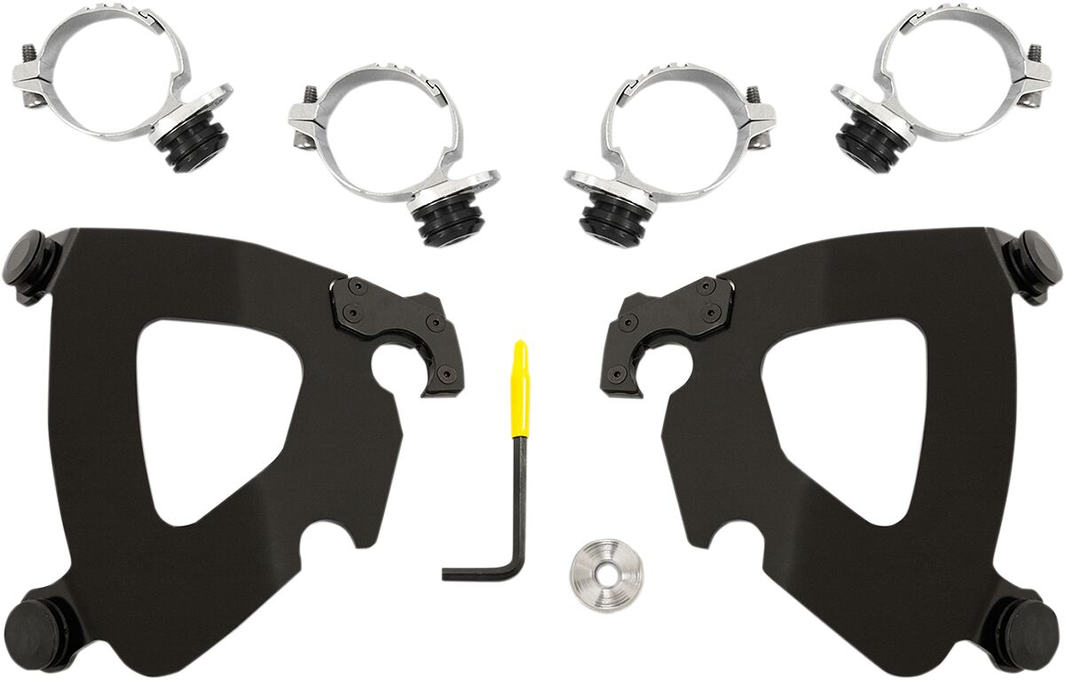 MOUNTING KIT TRIGGER-LOCK GAUNTLET-FAIRING BLACK