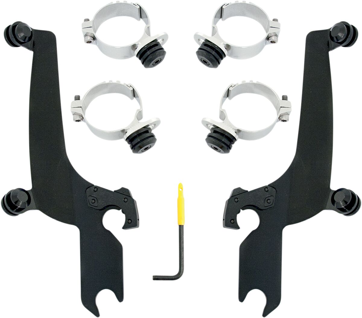 MOUNTING KIT TRIGGER-LOCK SPORTSHIELD-WINDSHIELD BLACK