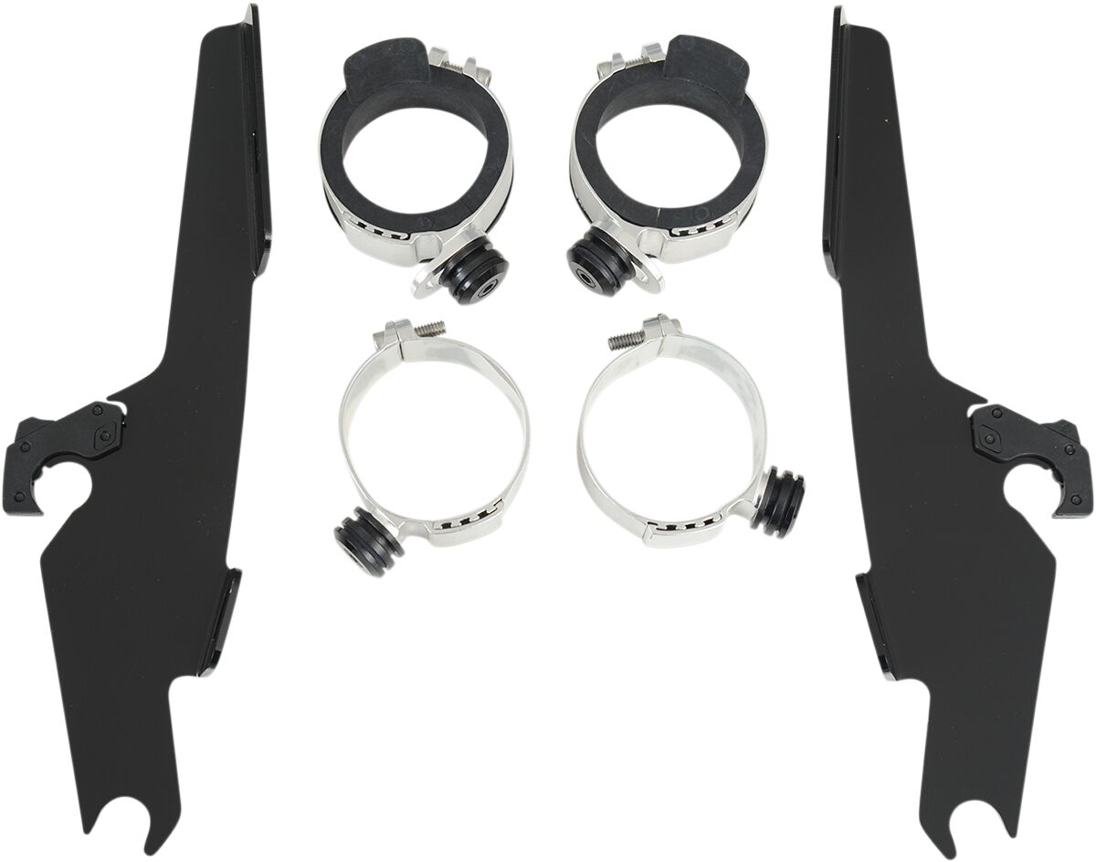 MOUNTING KIT TRIGGER-LOCK MEMPHIS FATS/SLIM-WINDSHIELD BLACK