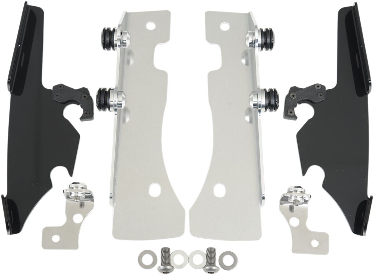 MOUNTING KIT TRIGGER-LOCK MEMPHIS FATS/SLIM-WINDSHIELD BLACK