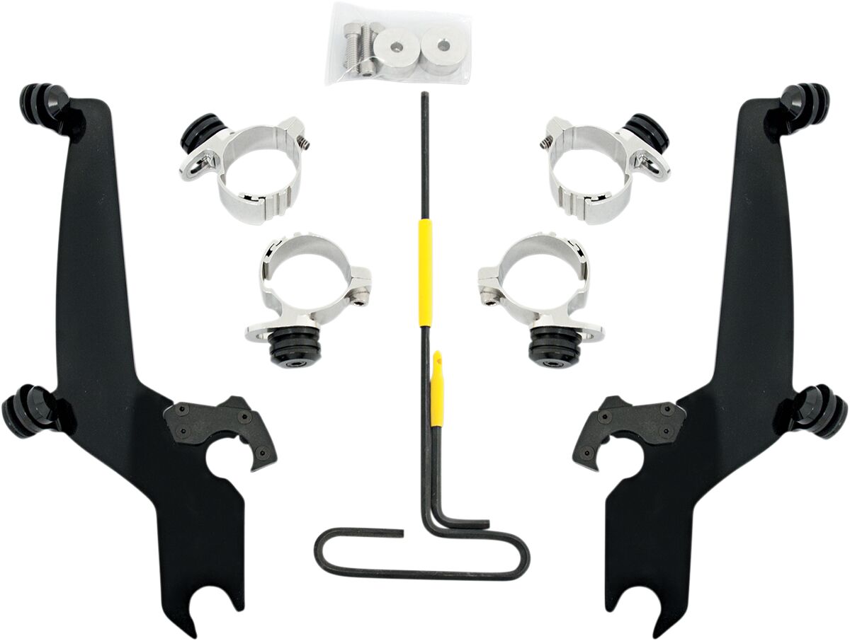 MOUNTING KIT TRIGGER-LOCK SPORTSHIELD-WINDSHIELD BLACK