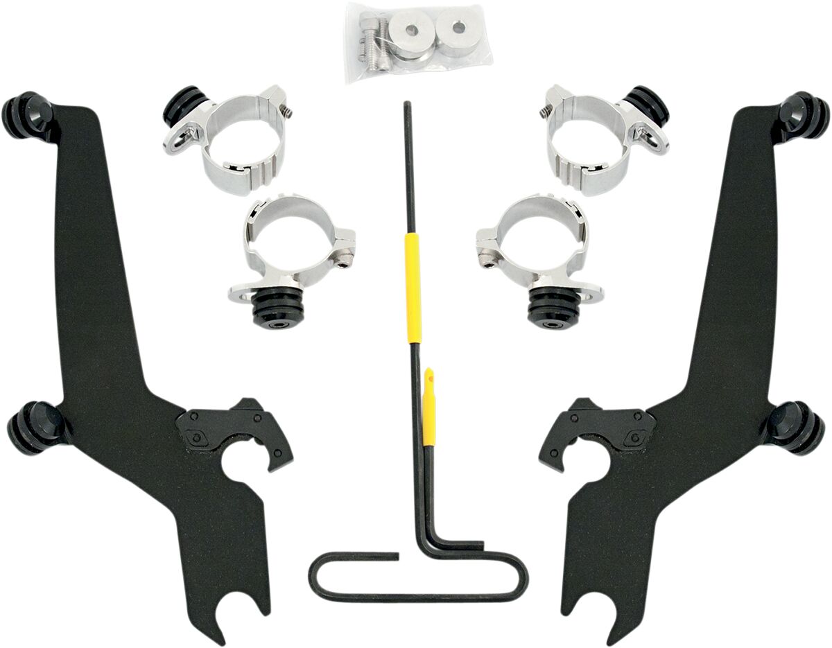 MOUNTING KIT TRIGGER-LOCK SPORTSHIELD-WINDSHIELD BLACK