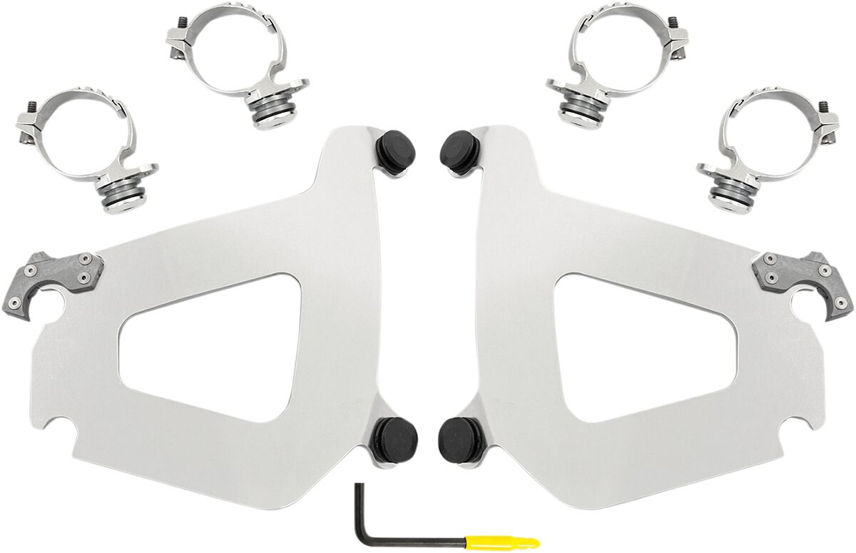 MOUNTING KIT TRIGGER-LOCK BULLET-FAIRING POLISHED